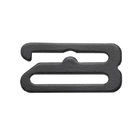 Black Bra Strap Accessory 19mm Metal Bow Tie Buckle