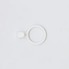 White Nylon Coated Bra Strap Hook Adjuster 12mm J Hooks For Bras