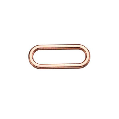 Rust Free Metal Oval Adjustable Bra Ring And Slider